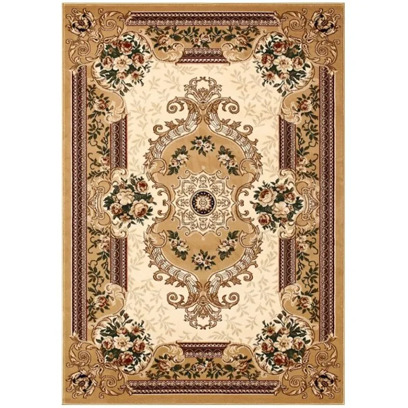 LTT1  American-style living room sofa coffee table rug home thickened vintage room bed foot mat