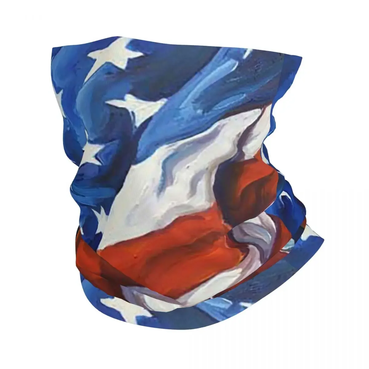 American Flag - Country First  Bandana Neck Cover Printed Magic Scarf Multifunction FaceMask Cycling For Men Women Adult Winter