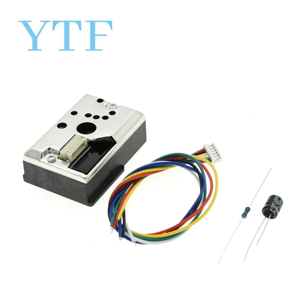 

GP2Y1014AU0F Compact Optical Dust Sensor Compatible GP2Y1010AU0F GP2Y1010AUOF Smoke Particle Sensor With Cable