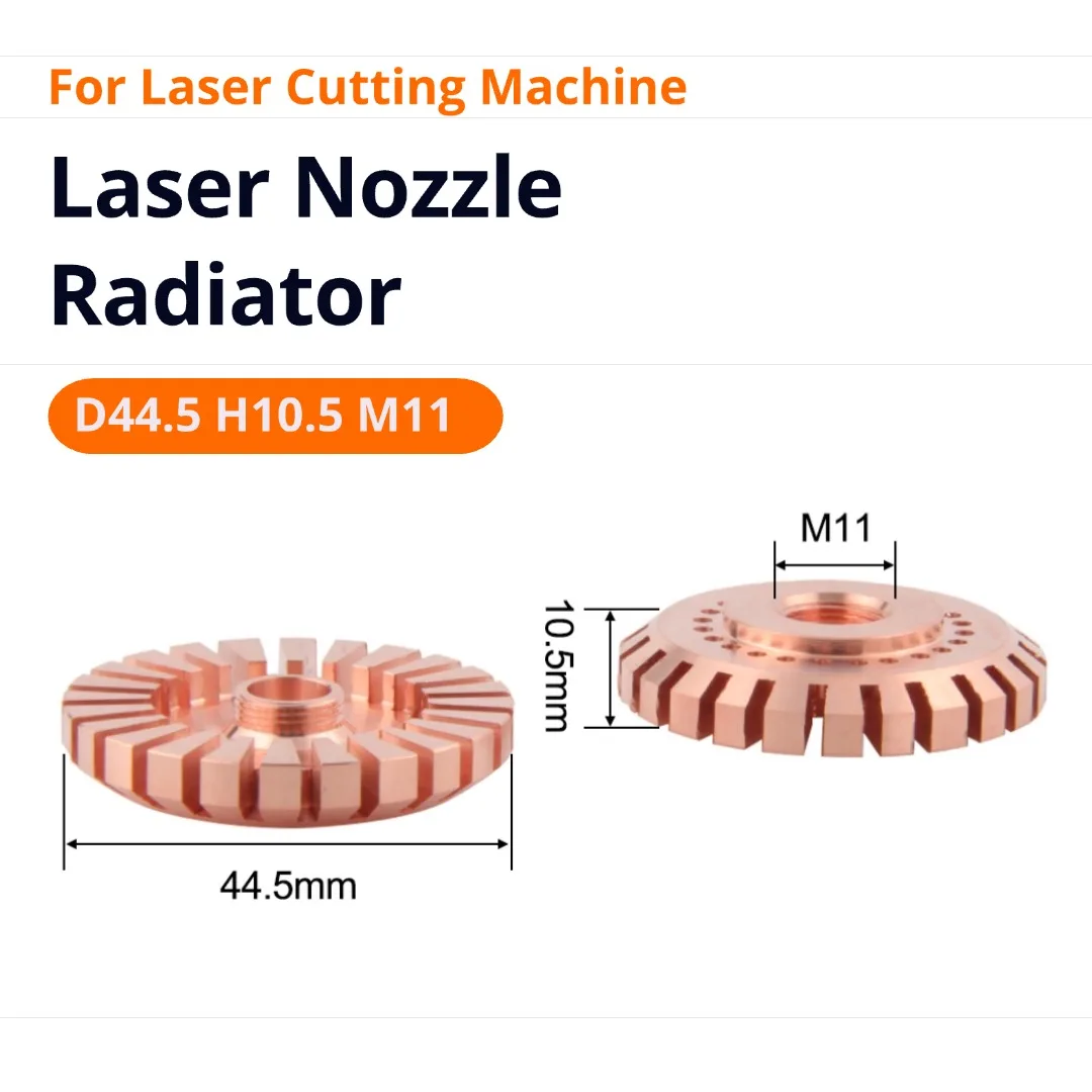 Laser Cutting Machine Heat Sink Cooling Block Fiber Laser Head Radiator Cutting Head Precitec HAN’S Cooling Ring D44.5 M11