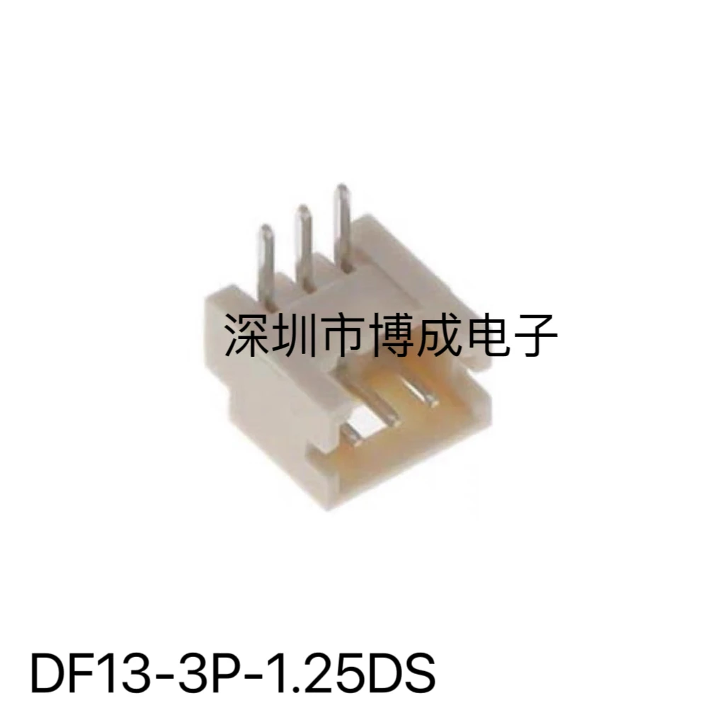 10PCS DF13-3P-1.25DS(20) HRS Connector 1x3P spacing: 1.25mm curved plug 100% New original