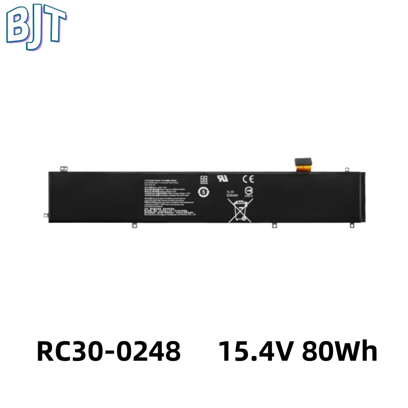 

8 ячеек, 15,4 В, 80 Втч, 5209 мАч, RC30-0248, новая батарея для ноутбука Razer Blade Stealth 15 2018 2019 RTX 2070 Max-Q RZ09-02386 RZ09-0288