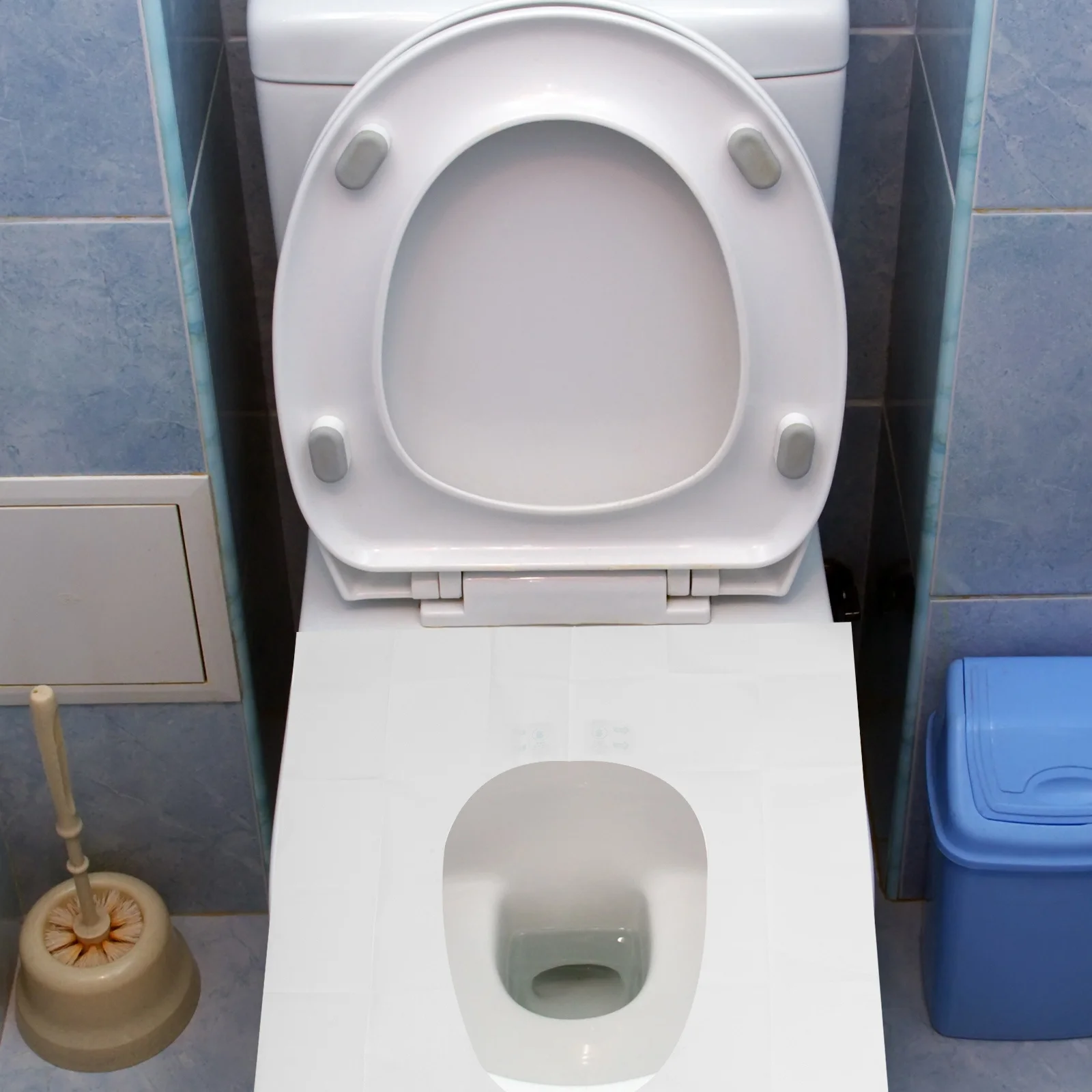 

10Pcs Disposable Toilet Seat Covers Non Slip Paper Travel Toilet Seat Protectors for Potty Training Pregnant Adults