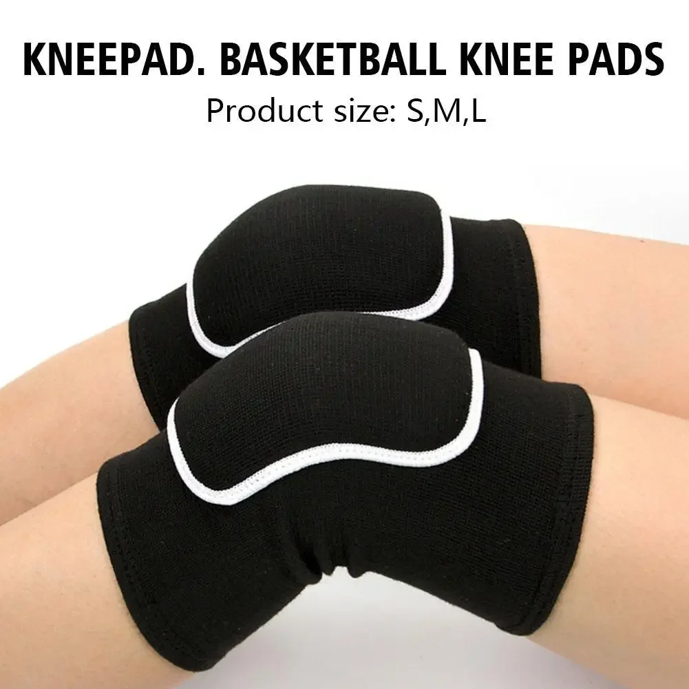 1Pair Dancing Knee Pads for Volleyball Yoga Women Kids Men Patella Brace Support EVA Kneepad Fitness Protector Work Gear Q3U6