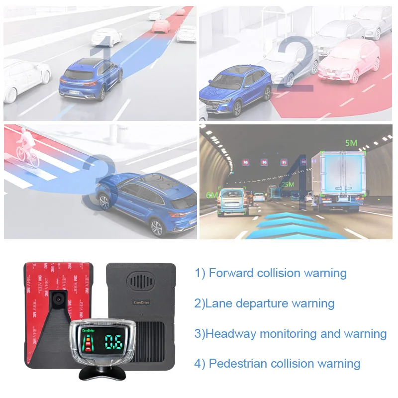 Dispositivo de colisão automotiva para dispositivo de rastreamento de carro sensor de carro sistema de assistência ao motorista para evitar colisões traseiras