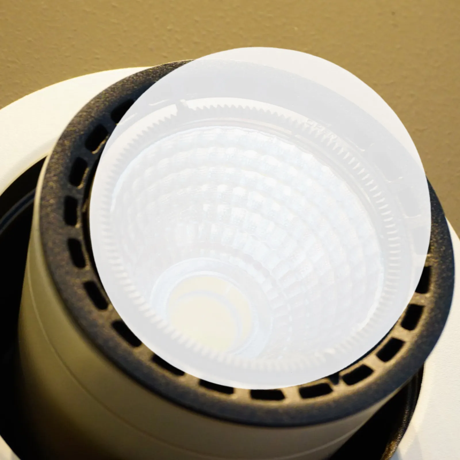 

6Pcs White Flat Pc Diffuser Lamp Covers Half-Round Light Fixture Accessories for LED Bulbs Ceiling Lamp Shade Diffuser Lighting