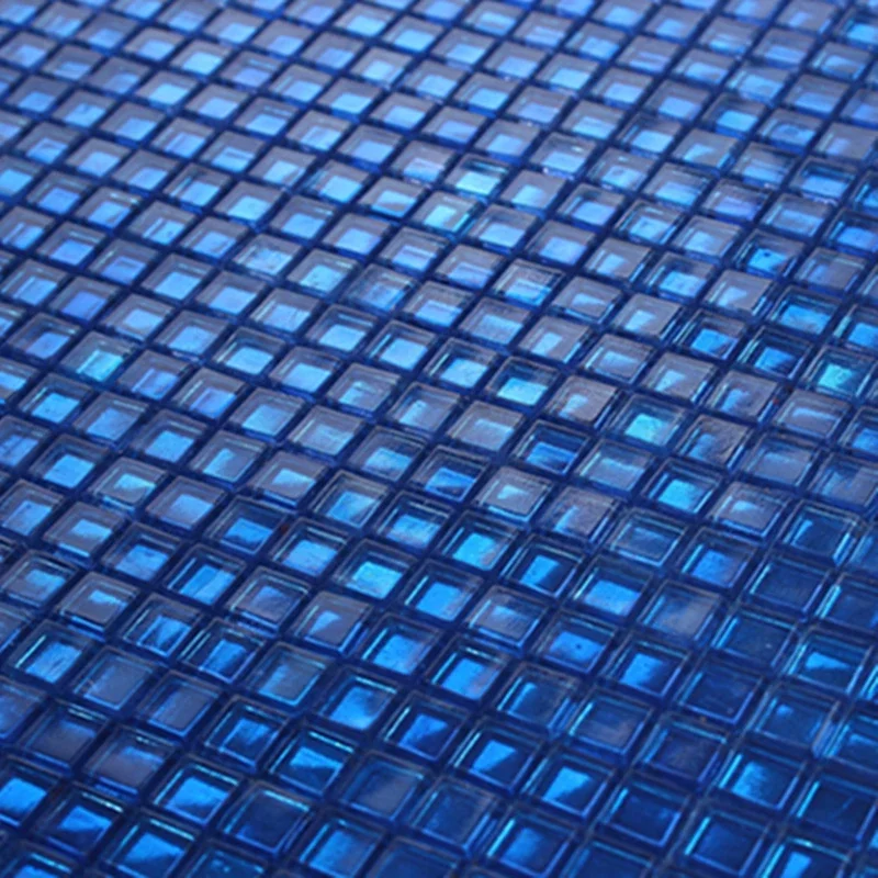 

Стеклянная мозаика Ocean Blue для бассейна, настенная плитка для душевой комнаты