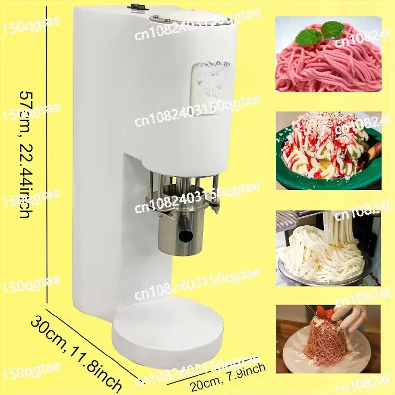 Soft Serve Ice Cream Maker Sorbet Maker Noodle Shape Ice Cream Makers Spaghetti Ice Cream Machine