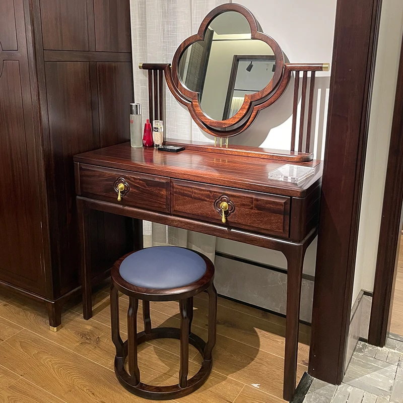 New Chinese dresser black sandalwood ebony wood storage storage