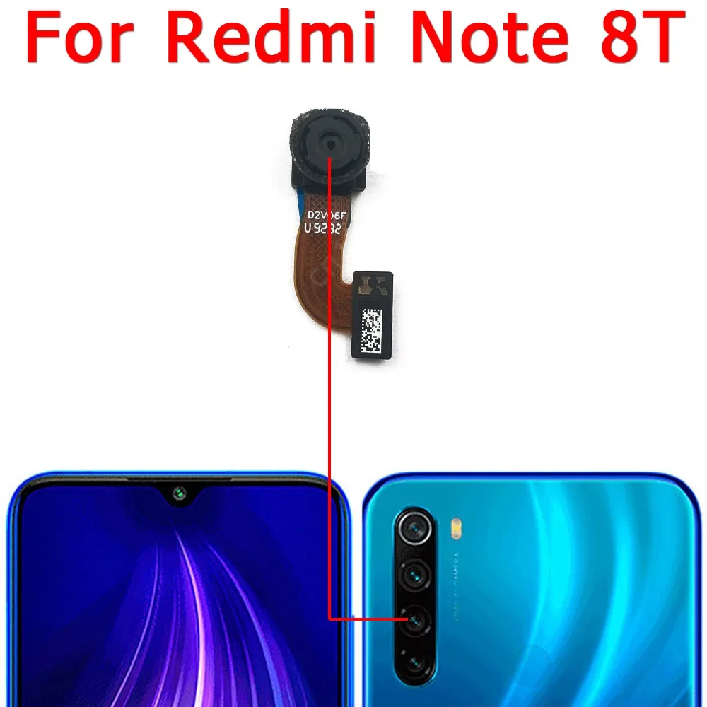 Front Rear Back Camera For Xiaomi Redmi Note 8T 8 T Main Facing Frontal Selfie Camera Module Replacement Spare Parts