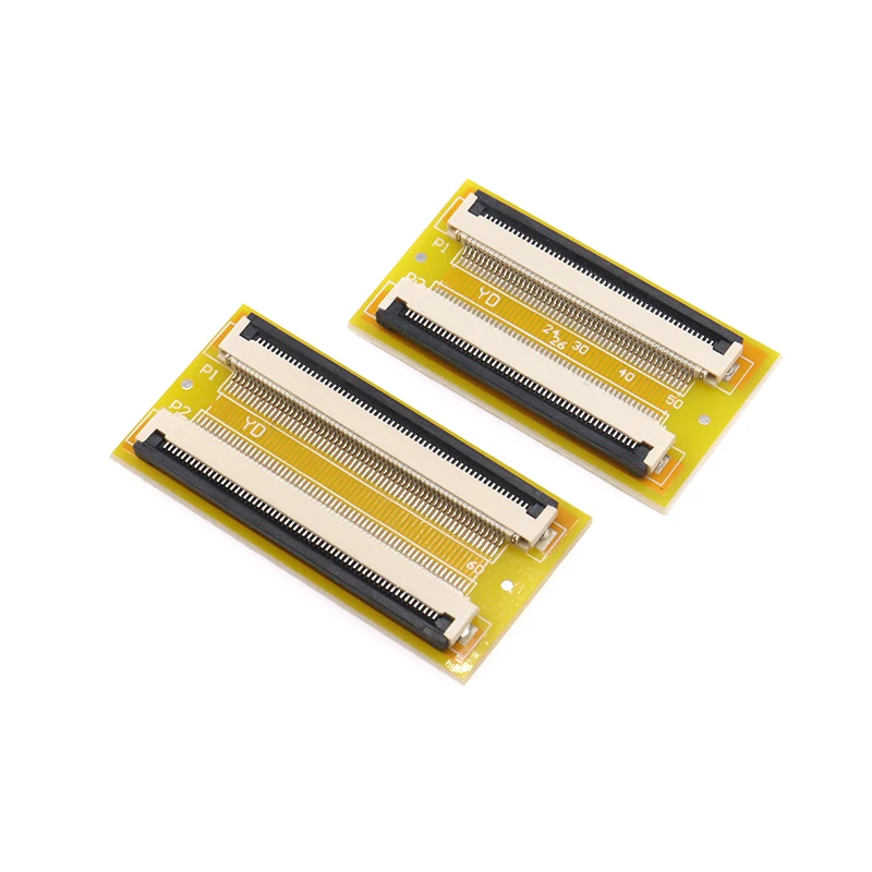 

2PCS FFC FPC Flexible Cable Extension Board Adapter Plate 0.5mm Pitch 4/6/10/12/14/16/20/30/34/40/50/64 Pin FFC FPC Cable Socket