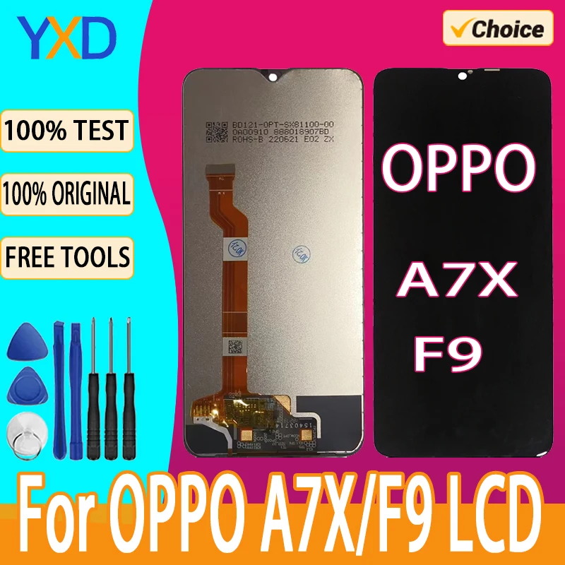 

6.3" LCD Display For OPPO F9 CPH1825 LCD Display Touch Screen Digitizer Assembly For OPPO F9 Pro CPH1823 LCD Screen Replacement