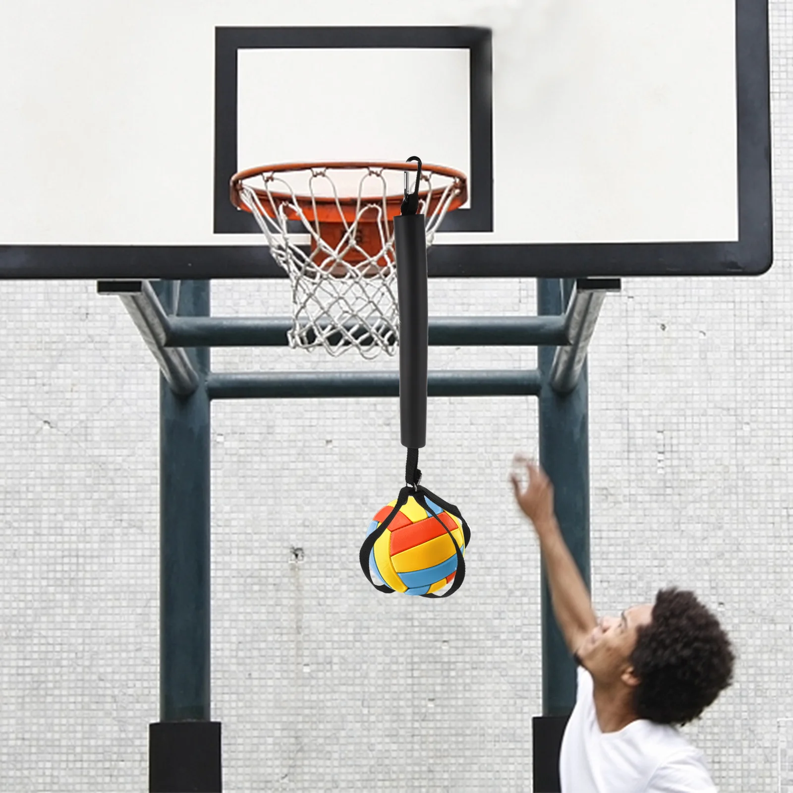 

Durable Indoor Basketball For Wall-Mounted Playthings Enhancing Motor Skills Hand-Eye Coordination Sports Gift Training