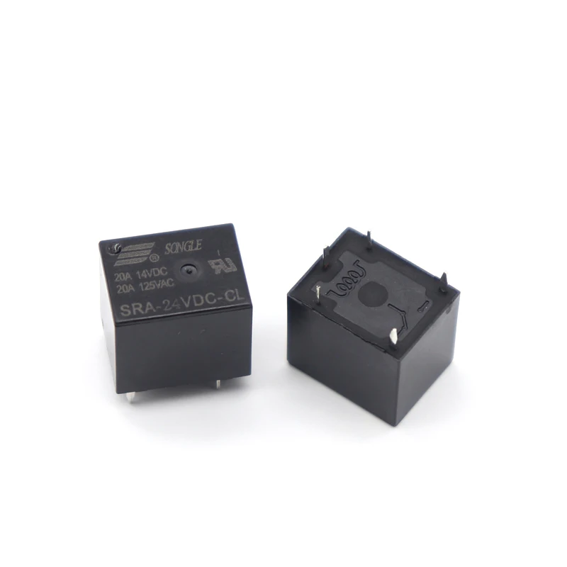 【5-1PCS】Original New SRA-05VDC-AL SRA-12VDC-AL SRA-24VDC-AL -CL 20A 4Pin 5Pin 5V 12V 24V Automobile relay