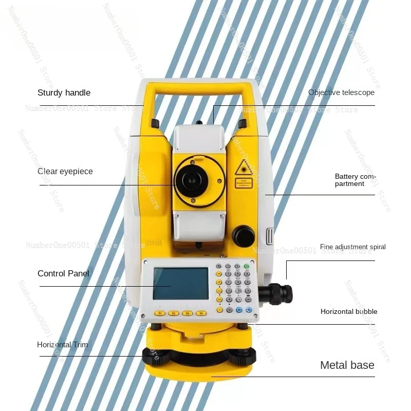 NTS332R6 high-precision prism-free 600-meter surveying and mapping instrument Engineering measuring instrument