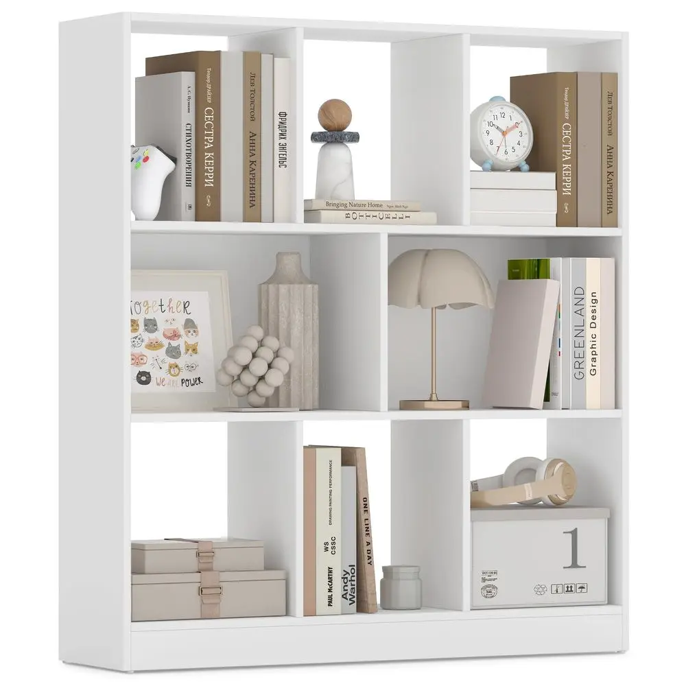 

Custos Collection Bookshelf, 3Tier Bookcase, Book Shelf, Open Storage Shelf, 9.4 x 35.4 x 39.4 Inches, for Living Room, Home Of