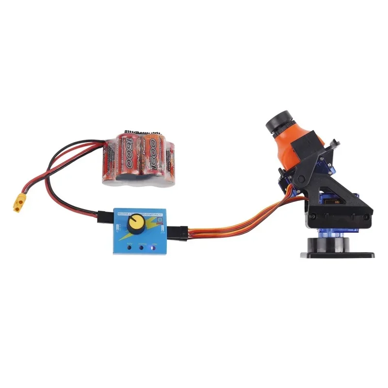 SG90 Stuurinrichting Pan Tilt Twee-assige ondersteuning MG90s FPV Camera Ondersteuning Luchtmodel Toezichtcontrole RC Drone Robotonderdelen