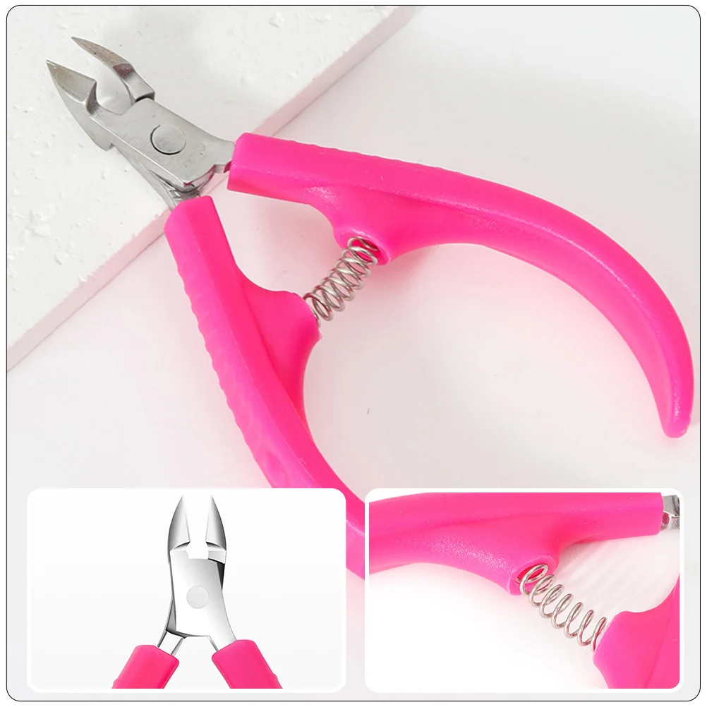 

2Pcs Stainless Steel Cuticle Nipper Professional Dead Skin Trimmer Nail Art Nail Groove Manicure Tool Cuticle Manicure Tool