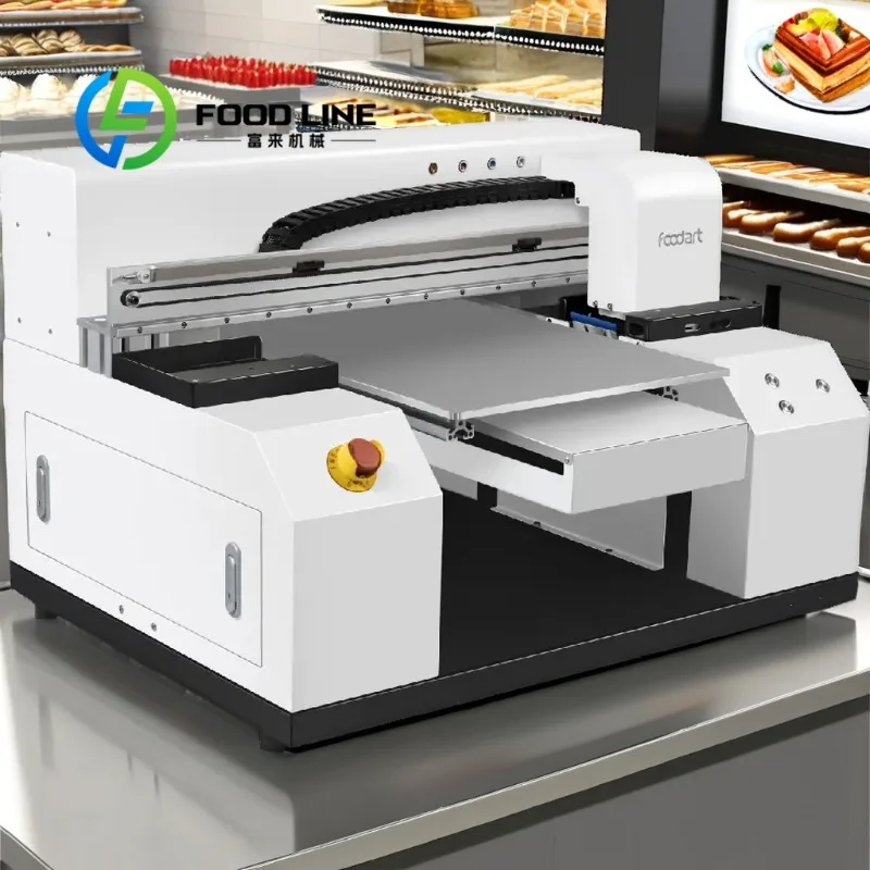 Customize Edible Ink A2 Flatbed Food Printer Art Printing For Cake, Macaron, Chocolate, Candy, Coffee, Biscuit,Dragees