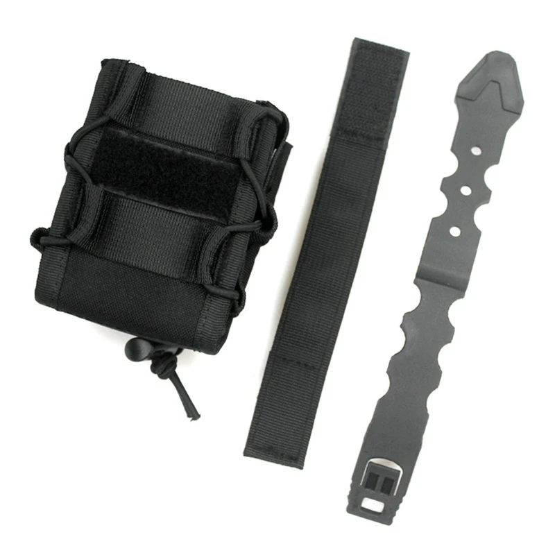 

Handcuff With Clip Strap Handcuff Holder Wear-resistant Handcuff Holsters