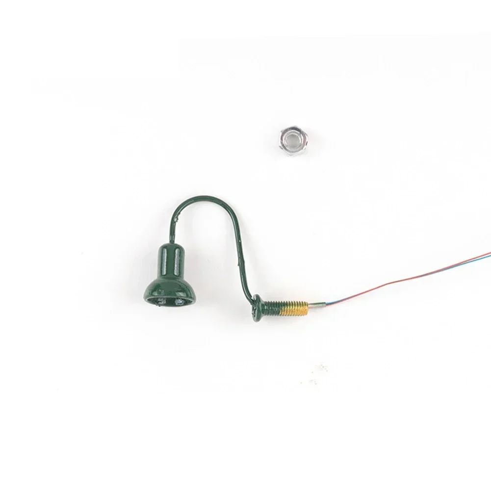 5 uds modelos de luz de pared 1:87 HO escala lámpara LED farola juguetes modelo ferroviario miniatura edificio farola modelos accesorio