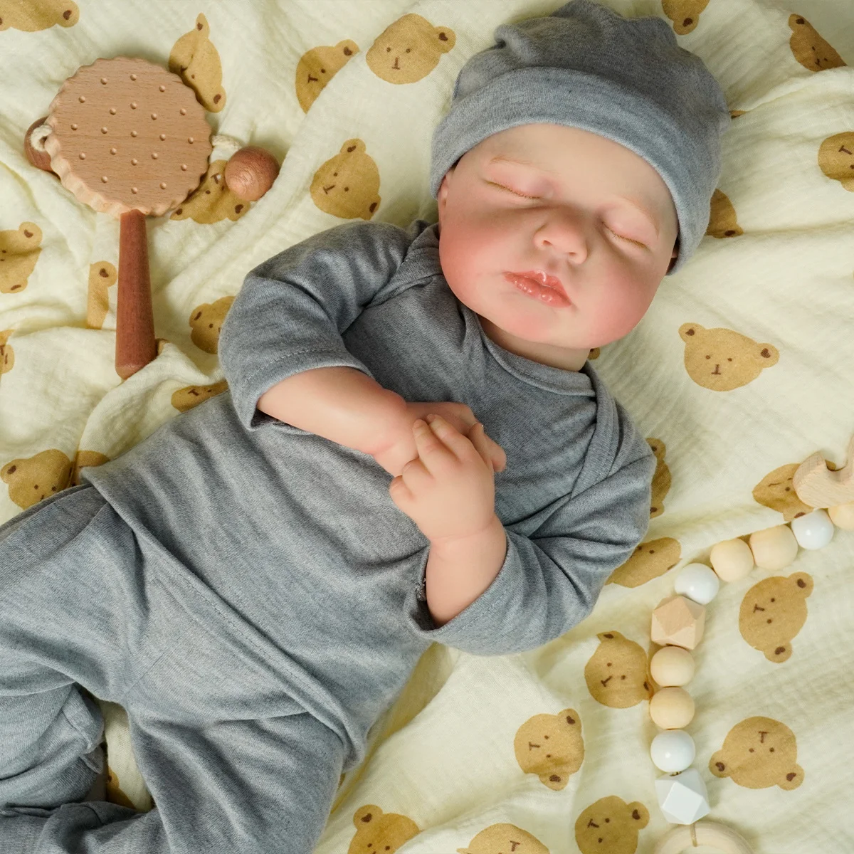 

JOYORA 50 см детская художественная кукла, игрушка, реалистичное тканевое тело и виниловые конечности, размер куклы для новорожденного, реалистичная готовая подарок на день рождения