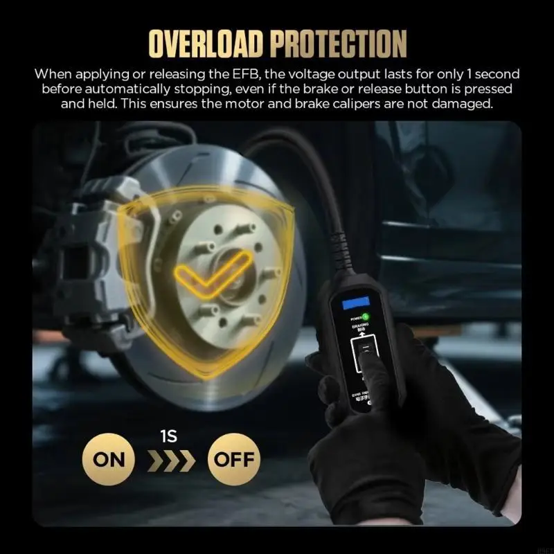 جهاز تحرير فرامل الانتظار التلقائي في حالات الطوارئ، سهل التركيب، سلك قوي H9EE