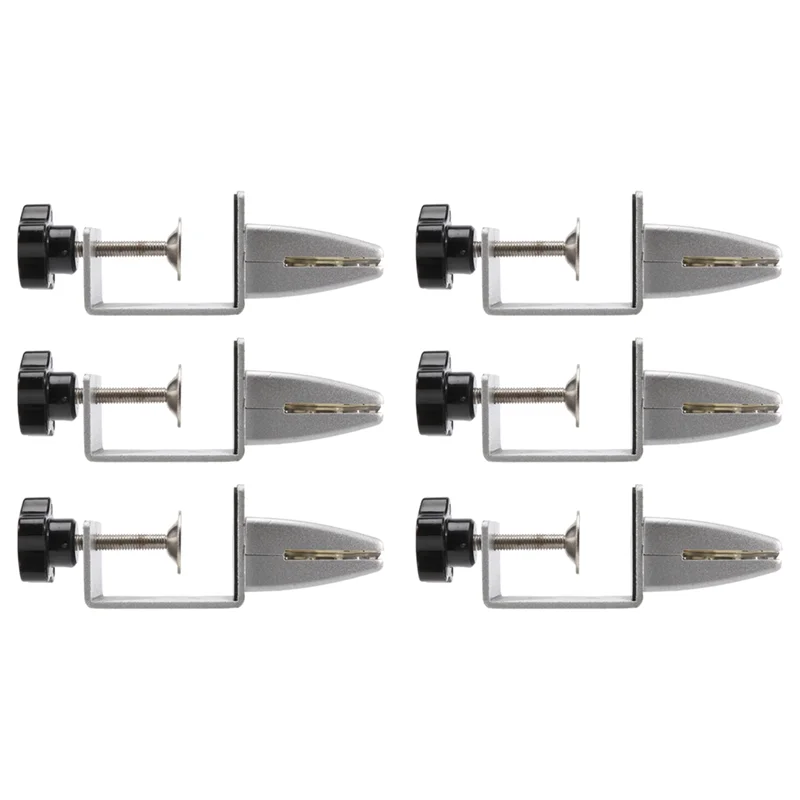 

B23B 6 шт., зажим для защиты от чихания, кронштейн, зажим для перегородки стола для акриловых панелей толщиной от 1/8 до 1 дюйма, регулируемый зажим C-образной формы