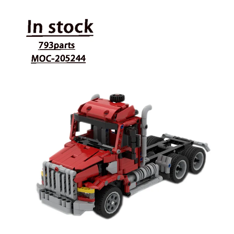 

MOC- 205244 Маленький грузовой транспортный грузовик, строительный блок, модель793, детали MOC, креативные строительные блоки для мальчиков и детей на день рождения, игрушка в подарок