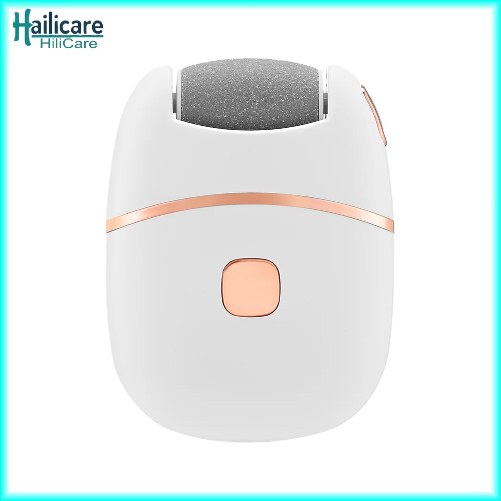 

Electric Foot Fileand Callus Remover-Rechargeable Pedicure Tool Polishing Gentle Exfoliation 2 Different Thickness Grinding Head