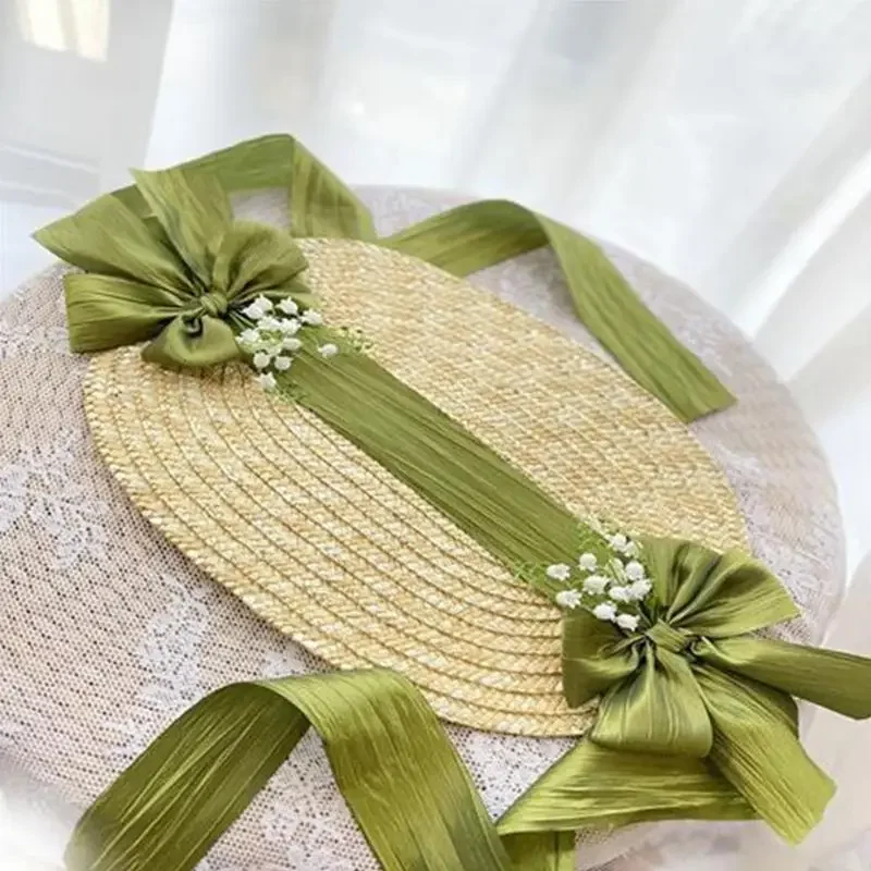 

31BF Summer Women Hat Leisure Hat Outdoor Sunscreen Sunshade Flower Flat Hat
