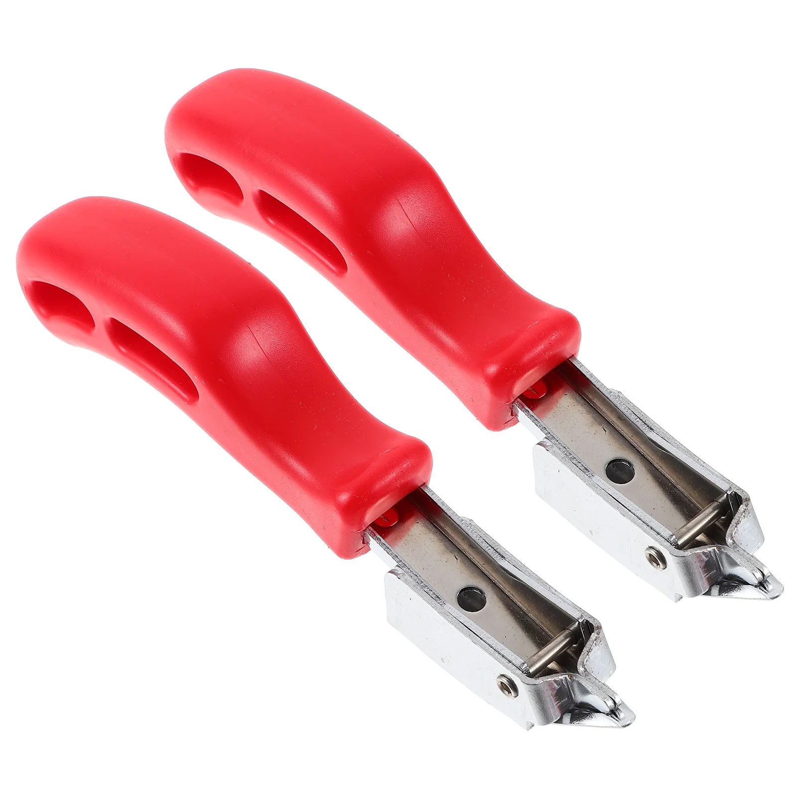 2Pcs Staple Puller Tool Heavy Duty Metal Construction for Easy Staple Removal in Carpets Upholstery and