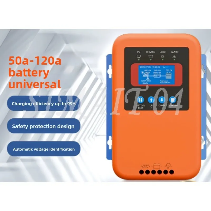 60A /80A /100A  MPPT Solar Energy Controller Powerful Heat Dissipation High Efficiency Photovoltaic Controller
