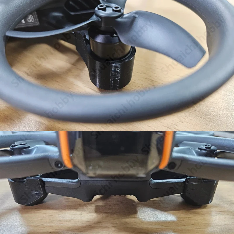 1 ensemble de coussinets de pied de pare-chocs Anti-collision, support de train d'atterrissage de 10mm, Protection résistante à l'abrasion pour Drone DJI Avata 2 RC