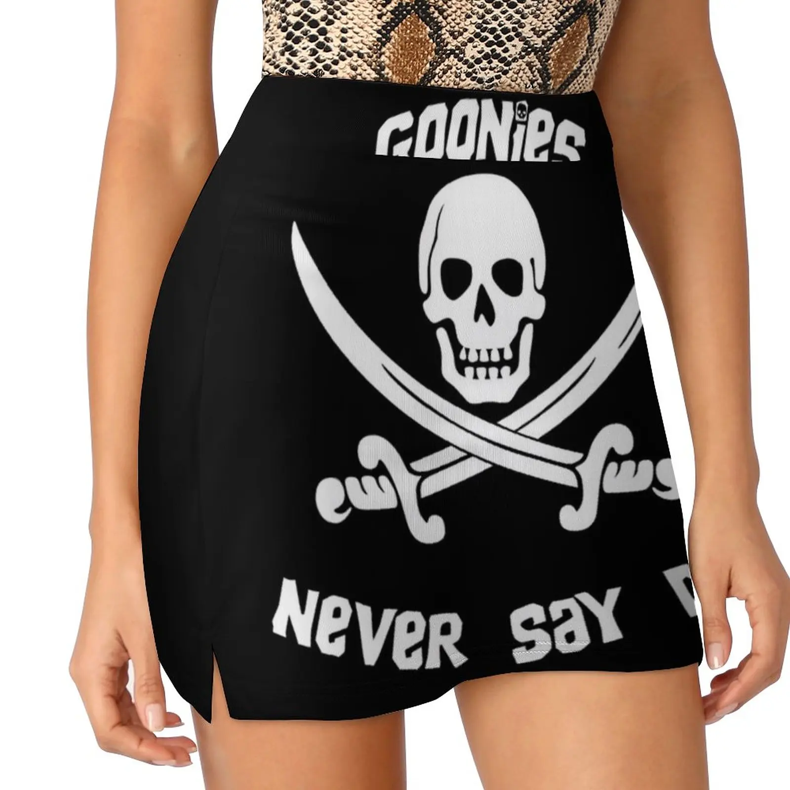 Goonies Never Say Die Korean Fashion Skirt Summer Skirts For Women Light Proof Trouser Skirt Goonies Pirates Never Say Die