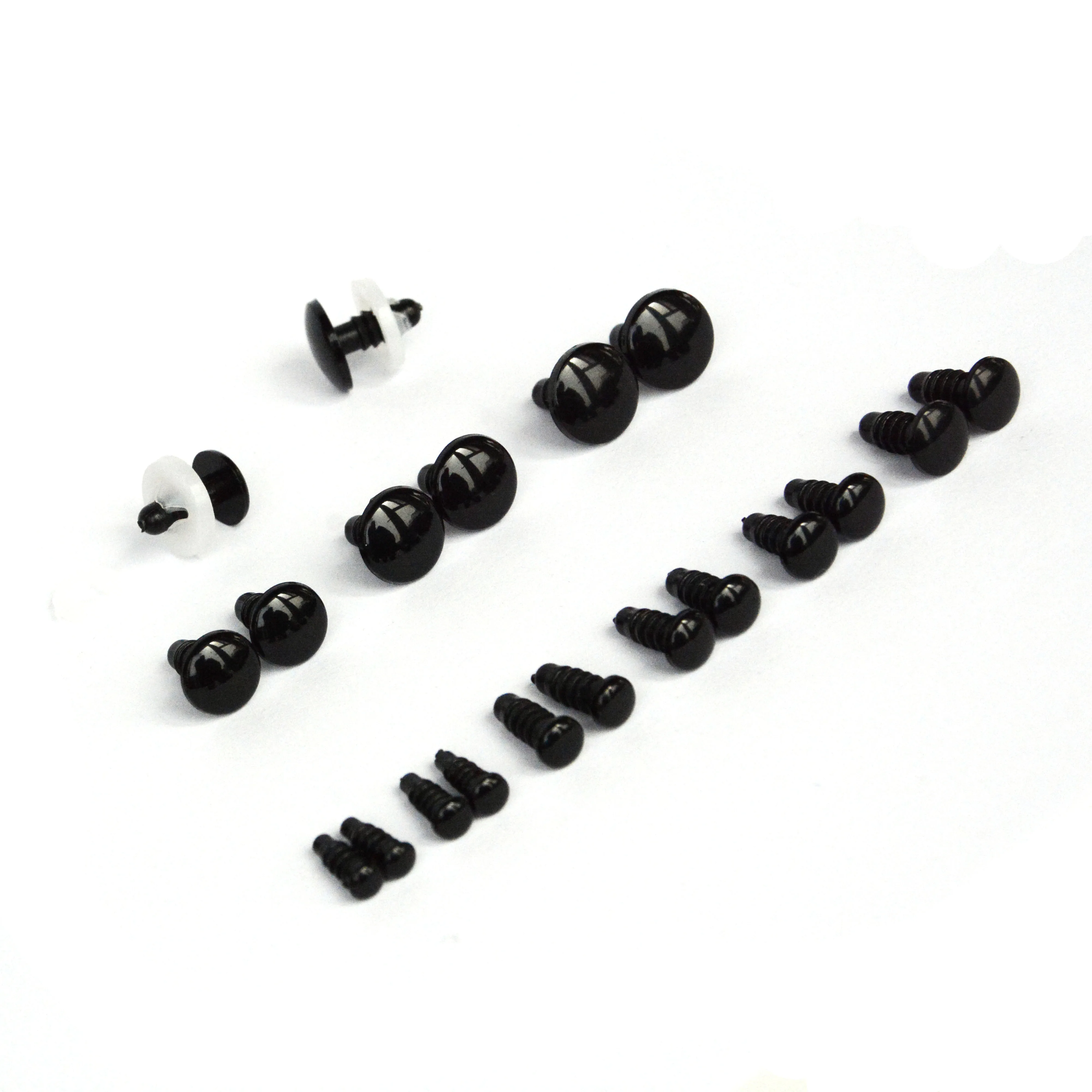 100pcs/50pcs Safety Eyes Black Color Fit for Crochet /Stuffed /Amigurumi Doll Come With Washers