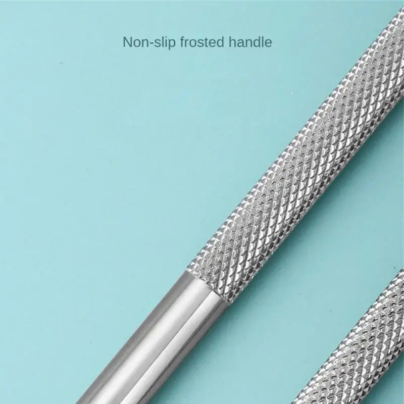 1~5PCS Double-ended Stainless Steel Cuticle Pusher Nail Manicures Remover Manicure Sticks Tool for Nail Art