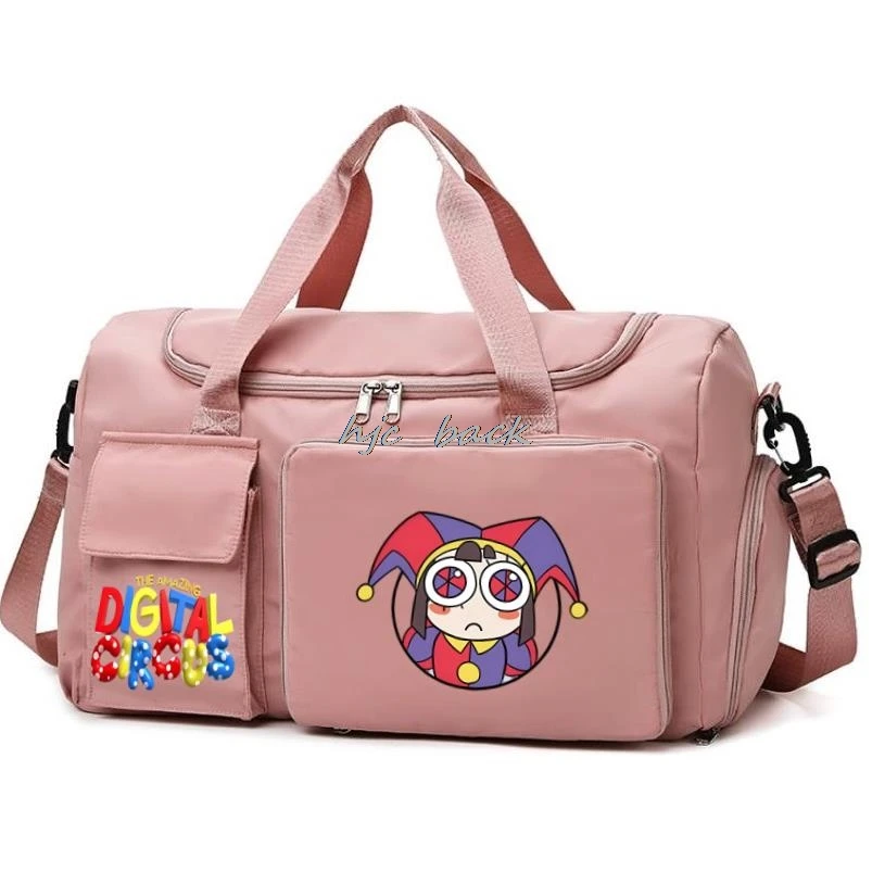 

The Amazing Digital Circus Women's Multi-Functional Travel Bag Water Resistant Oxford Tote Two-Way Zipper for Gym/Outdoor Trips