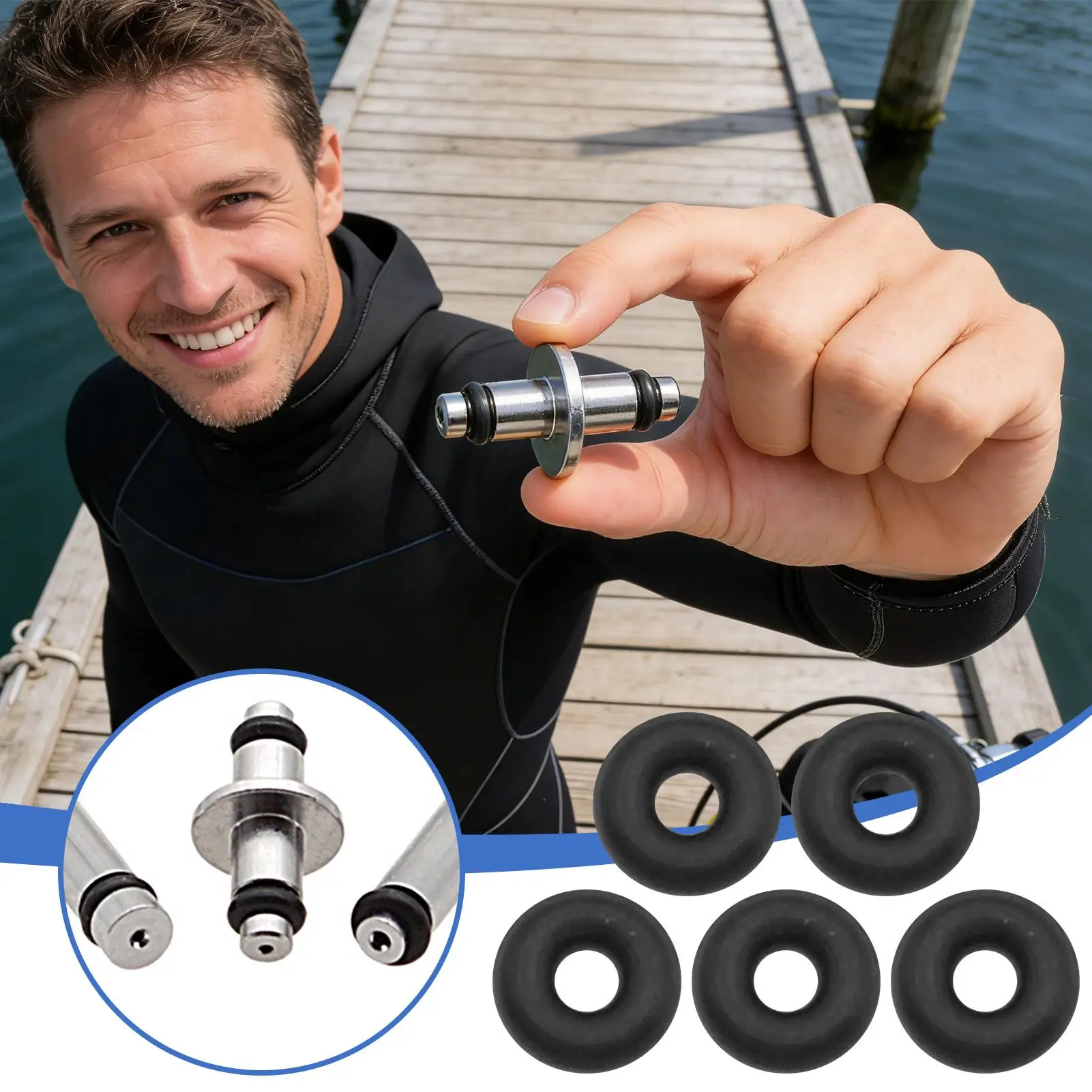 10-Pack Rubber O Rings for Scuba Diving Maintenance