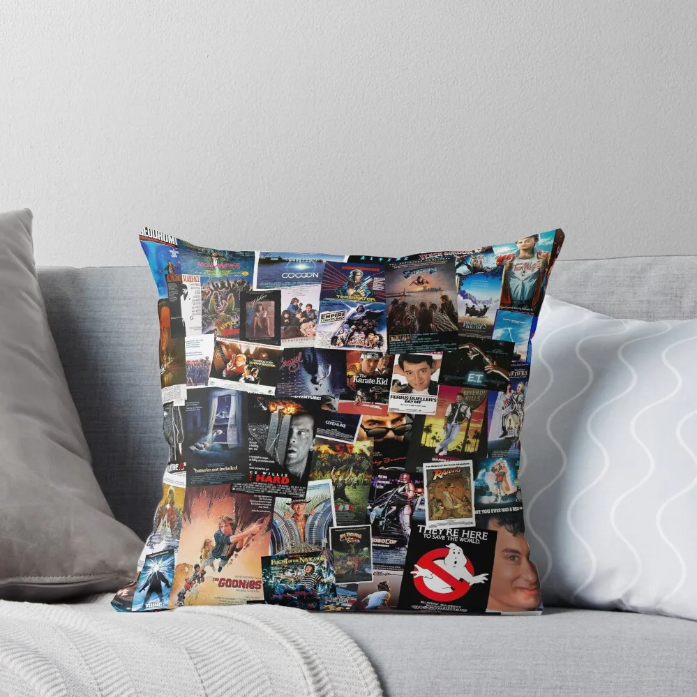 

1980s Movie Posters Throw Pillow Sofa Pillow Cover Christmas Pillow Cases Bed pillowcases christmas ornaments 2025
