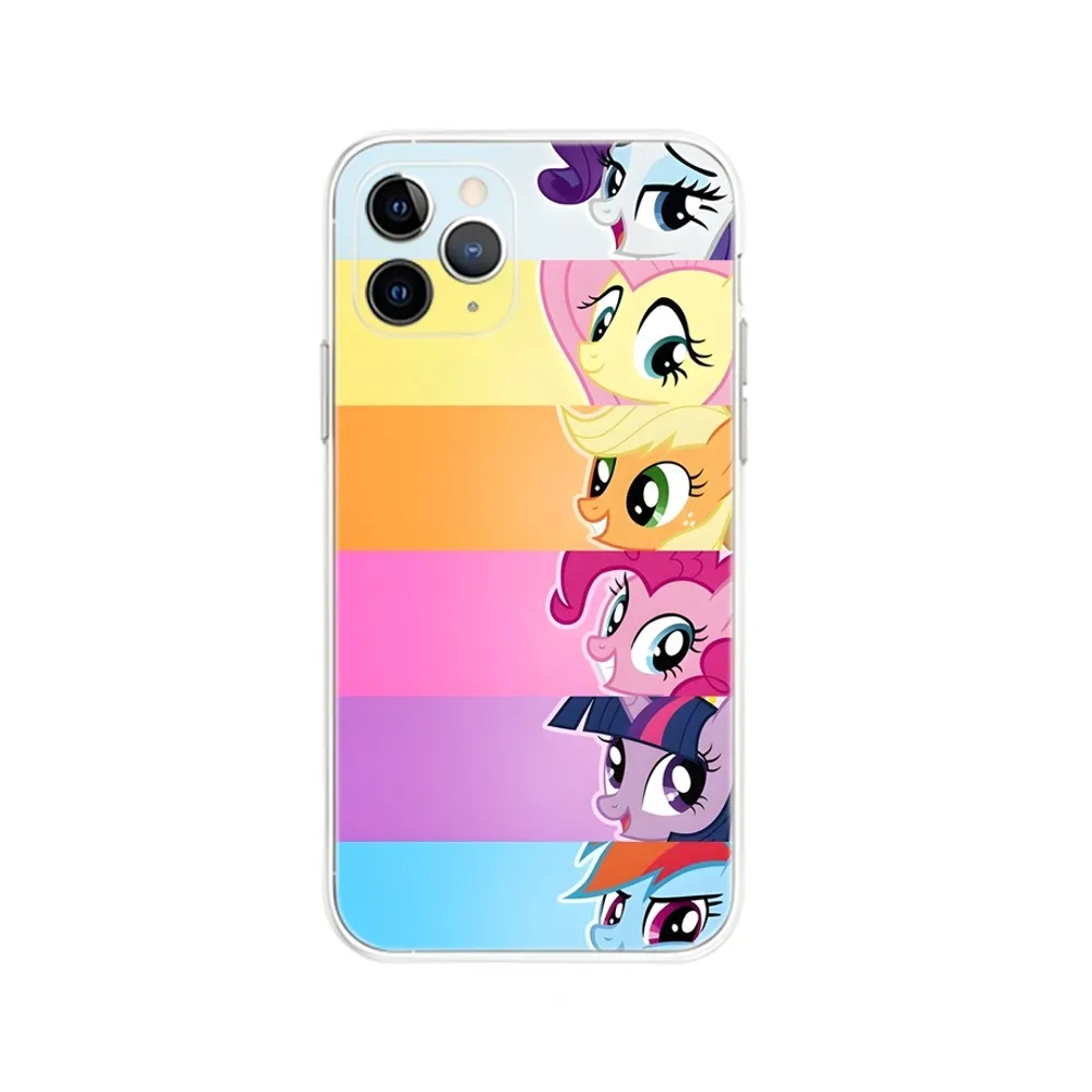 My L-Little Rainbow PonyS Phone Case For iPhone 16,15,14,13,12,Mini,11,Pro,Max,Plus,X,XR,XS,8,SE,2020,Plus Transparent Cover