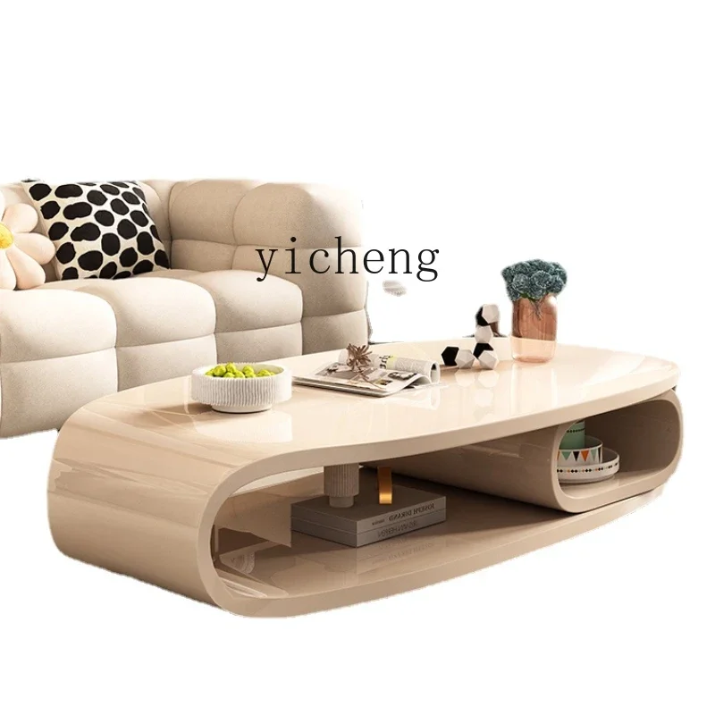 

Xl Coffee Table Living Room Small Apartment Creative Tea Table Paint Home High Sense Tea Table