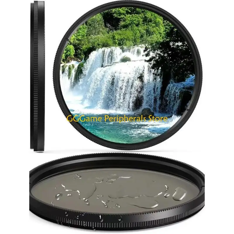 U55B Portable 52mm CPL Camera Lens Polarizer Filter Fit for Cell Phones Polarizing Accessories Set Improved Phone Photography