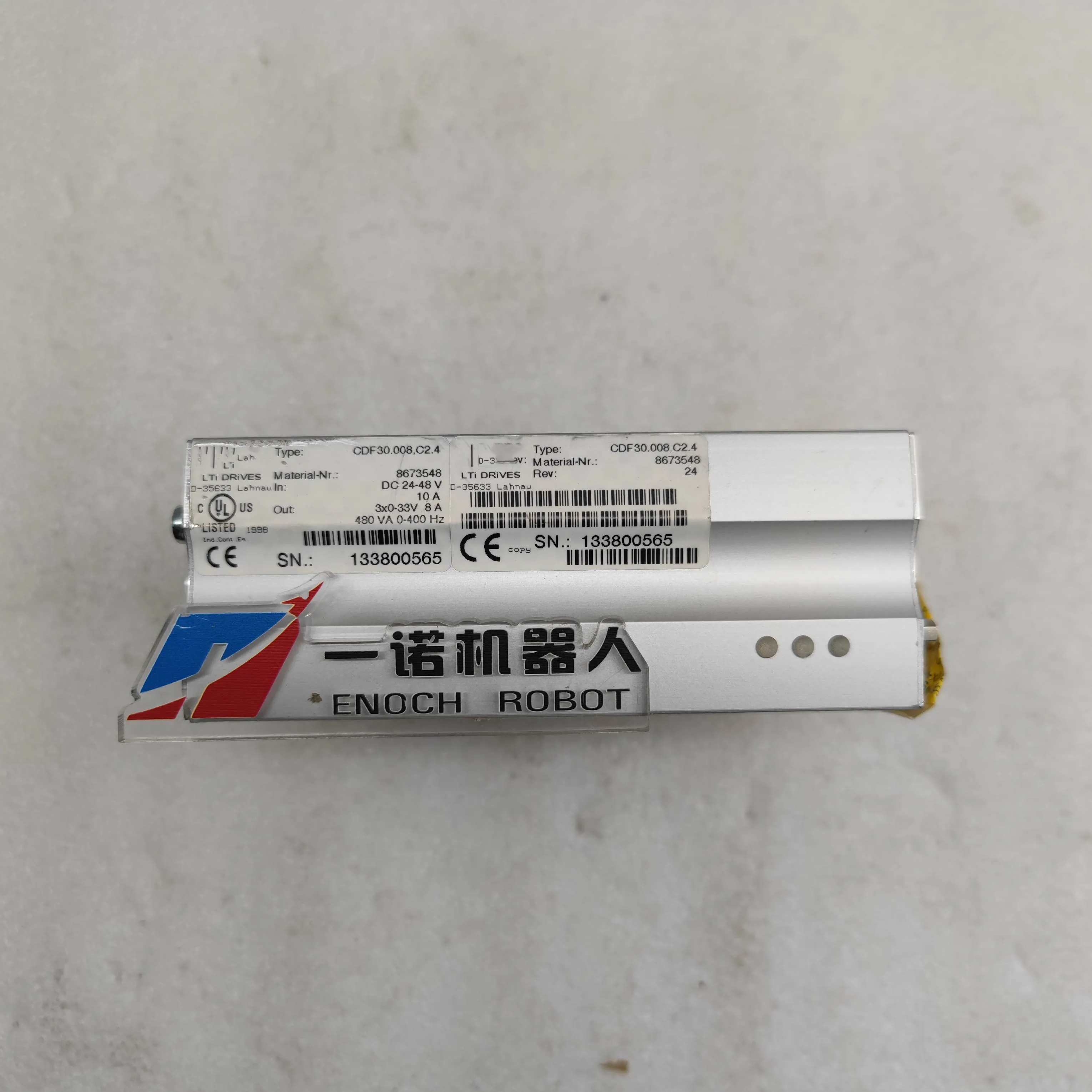 CDF30.008.C2.4 Servo Driver CDE32.008.W2.4.BR.PC1  CDB32.008.C3.0.SH 10962355  Good Usage Condition in Stock