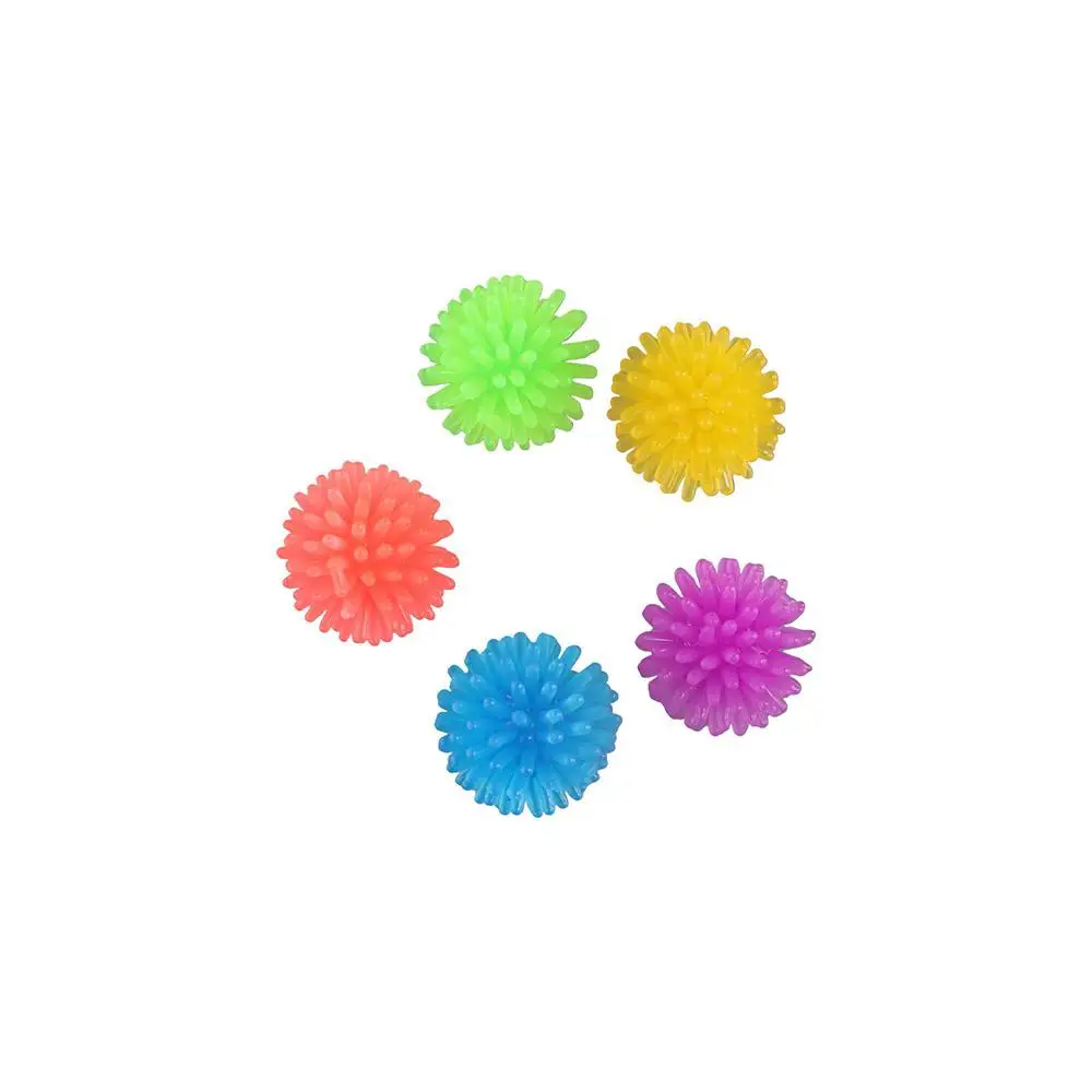 Funny Toys Soft Spiky Cat Chew Toy Squeezes Ball Fidget Toy TPR Ball Arbutus Ball Thorn Ball Pet Cat Toys Stretch Plush Ball