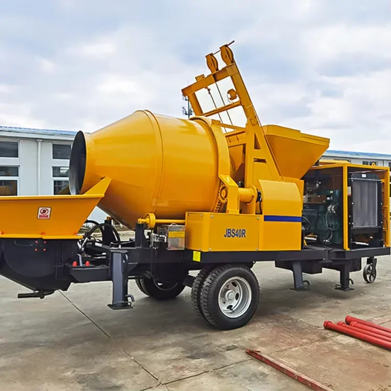 Good Price 30 40M3/H  Mini Concrete Mixer  Small  Pump for Sale    and 