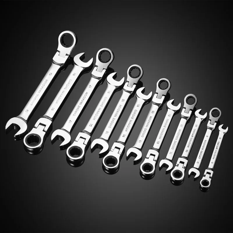 6 mm-32 mm Multifunktions-Ratschenschlüssel, verstellbarer Schraubenschlüssel, Steckschlüssel, Werkzeug für die Autoreparatur zu Hause – Detail 14