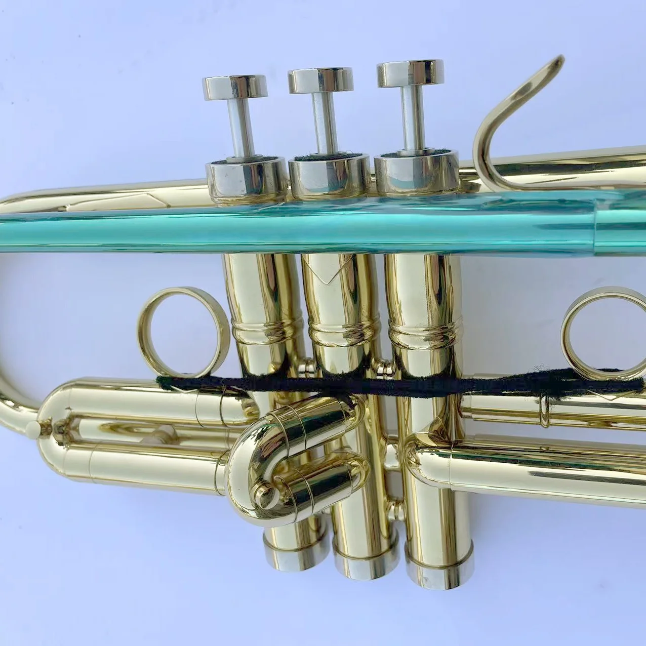 OEM Production High Standard Trumpet Instruments Gold Lacquer Trompeta Professional