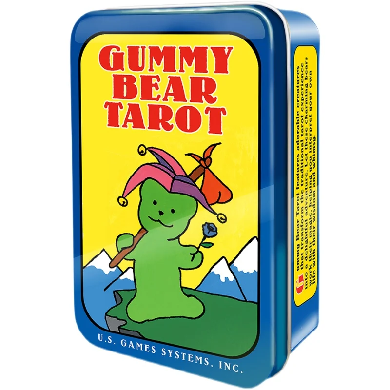 portable-gummy-bear-tarot-card-game-iron-box-version-travel-size-plang-cards-easy-to-carry-fun-for-all-ages