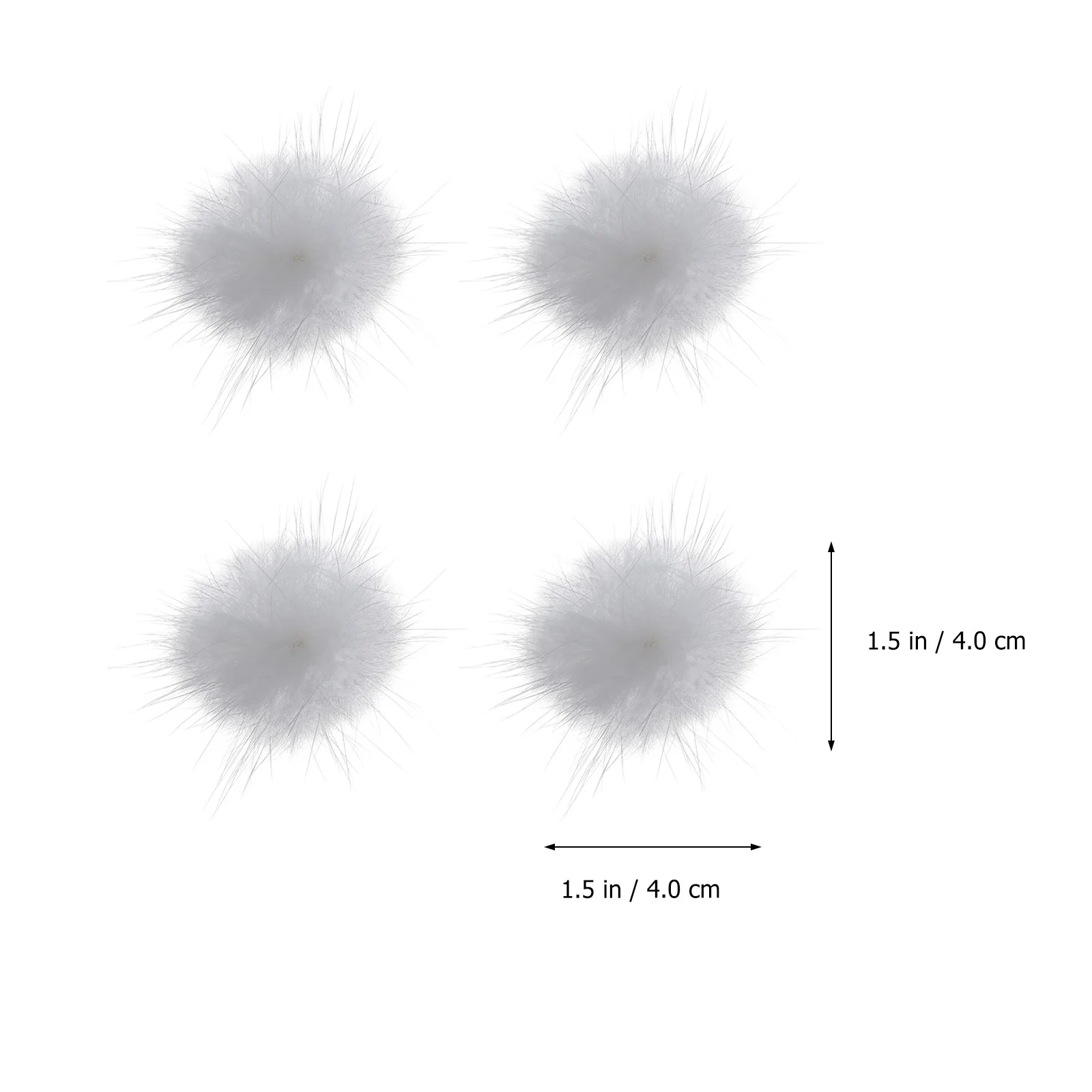 

6Pcs Nail Art Decor Exquisite Pompom Decors Attractive Gifts for Friends Nail Decorations Manicure Sticker Manicure Decorations